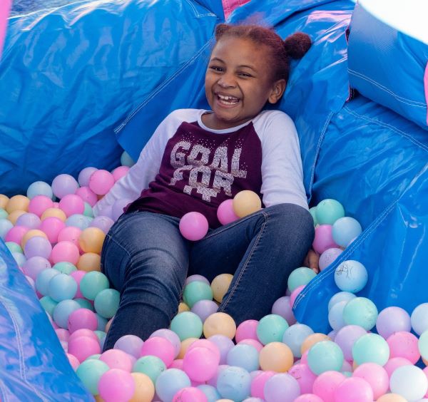 Kids enjoy family-friendly activities for the annual Fallapalooza resident event.