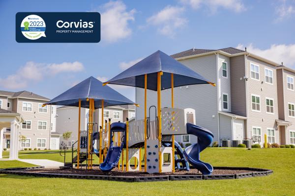 : Corvias Property Management was awarded the SatisFacts “Community Award for 2023” for delivering superior student housing services at the University of Notre Dame.