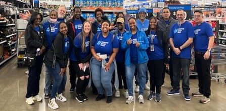 Corvias team members donated hundreds of needed items for veterans at the John D. Dingell VA Medical Center in Detroit. Back Row: Tatrena Adams, Phyllis Welch, Santo Gargalino, Shaundell Mack, Shelia Denson, Rokeetah Clayton, Perry Brown, Gefferson Tami, Dave Clark, Jhon Rojas Bustamante Front Row: Iphgenia Clayton, Brandi Raimi, Bethany Newman, Chantinique Garrett, Toni Boyd, Tania Jackson