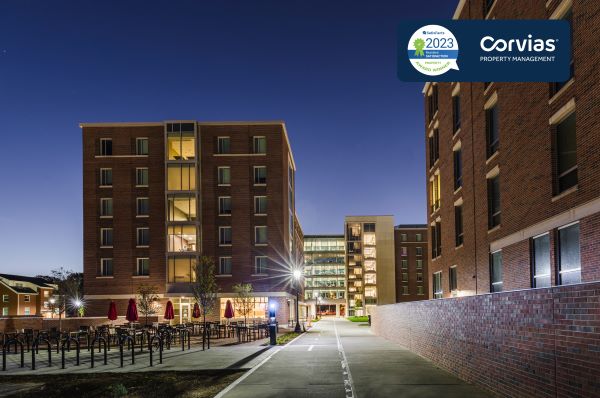 Corvias Property Management was awarded the SatisFacts “Community Award for 2023” for delivering exceptional student housing services at Purdue University. 