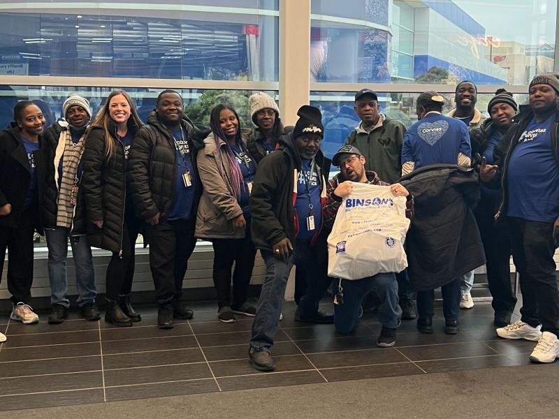 Corvias team members donated hundreds of needed items for veterans at the John D. Dingell VA Medical Center in Detroit.