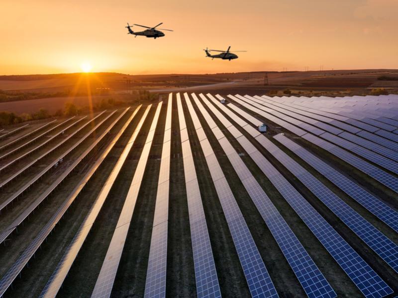 solar energy on military base